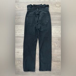 Agolde black high waisted jeans
